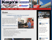Tablet Screenshot of kayosautoservice.com